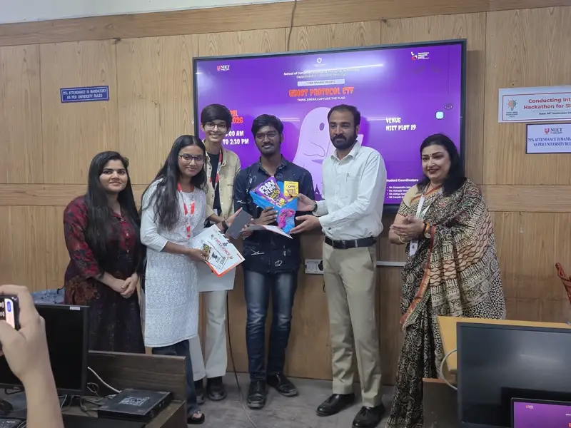 Prize hamper presented to the winners